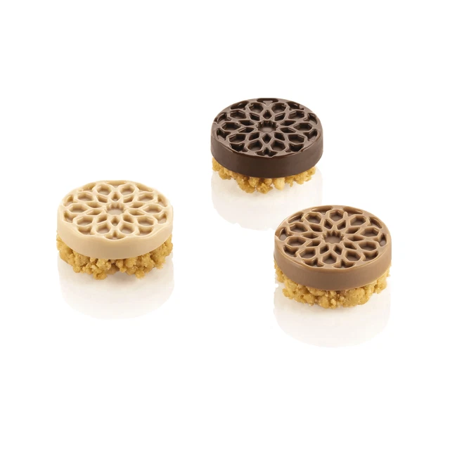 Stampo Sil N°15 Mauresque Round 40 H 16 Mm Sf378 SILIKOMART