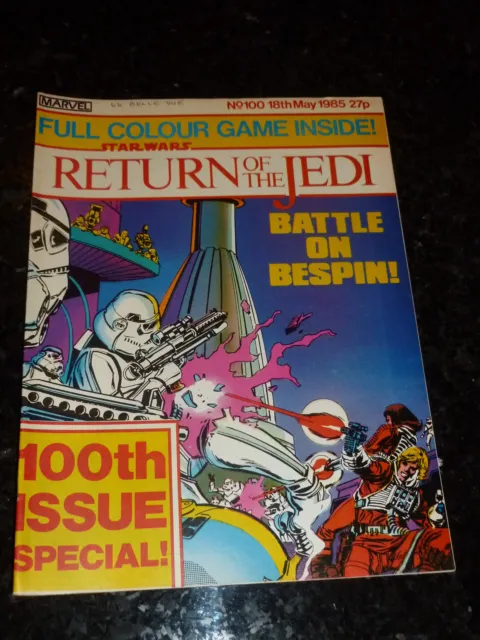 Star Wars Weekly Comic - Return of the Jedi - No 100 - Date 18/05/1985  UK Comic