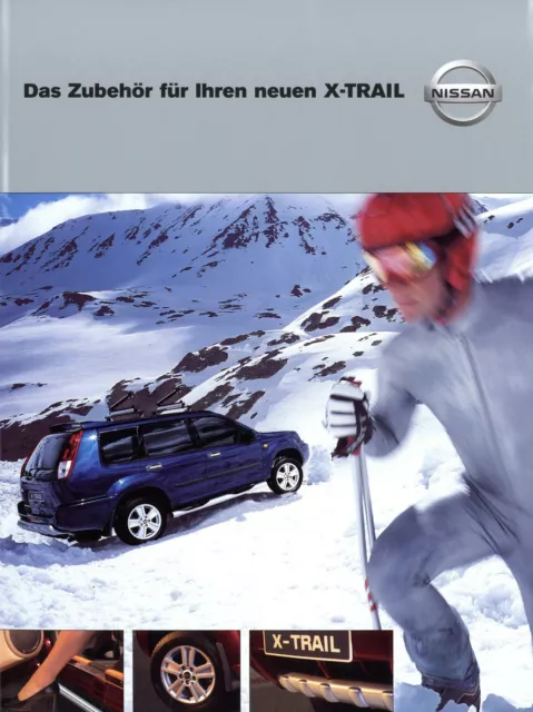 Nissan X-Trail Zubehör Prospekt 2001 7/01 D brochure accessories accessoires