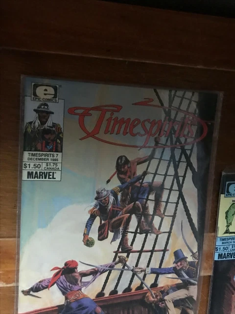 Lot of 2 Epic Comics Timespirits 7 8 Marvel 1985 1986 Comic Books – VERY GOOD 3