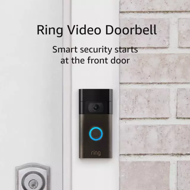 Video Doorbell – 1080P HD Video, Improved Motion Detection, Easy Installation –