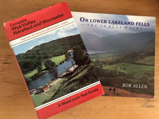 Pictorial Guide Books Lower Lakes And Fells & Wye Valley (Red guide)