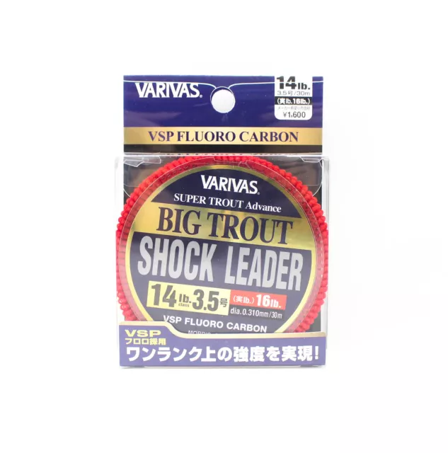 Varivas Fluorocarbon Big Trout Shock Leader Line 30m 14lb (5580)