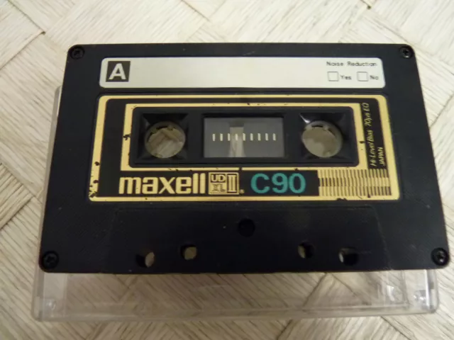 MAXELL  UD XL-II C 90 Audio Cassette Vintage extrem RAR - TOP!