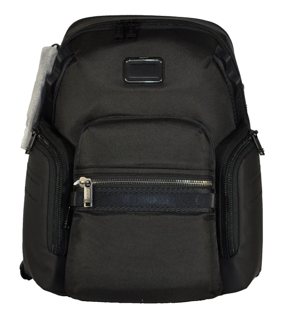 TUMI Alpha Bravo Navigation Backpack Black 142479-1041 New MSRP $525