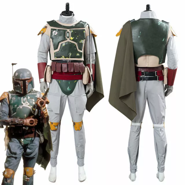 Boba Fett Cosplay Costume Halloween Suit Carnival Outfit Uniform