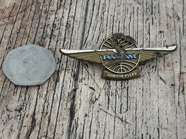Patch Vintage Pan American Airways Pan Am - Années 70 - Neuf
