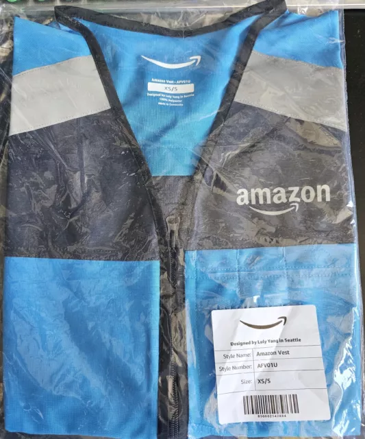Amazon Vest Reflective Xs/S Small DSP Flex Delivery Driver Safety Seal Brand New