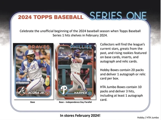 ARIZONA DIAMONDBACKS 2024 Topps Series 1 Baseball 2 Hobby Box Break