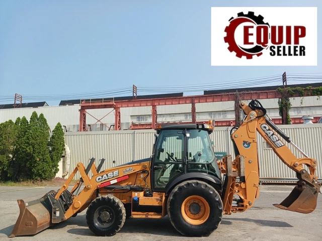 2016 Case 580SN Loader Backhoe 4x4 Diesel Pilot Control Heat A/C Extendahoe