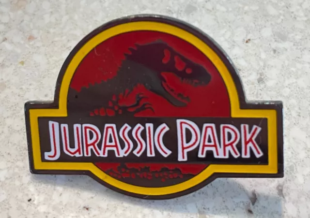 UNIVERSAL STUDIOS THEME Park Jurassic Park Classic Logo Collectible Pin