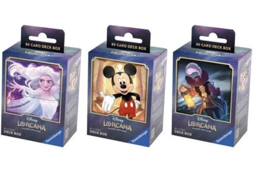 DISNEY LORCANA THE First Chapter Deck Boxes [Set of 3 - 1 of each] - IN ...