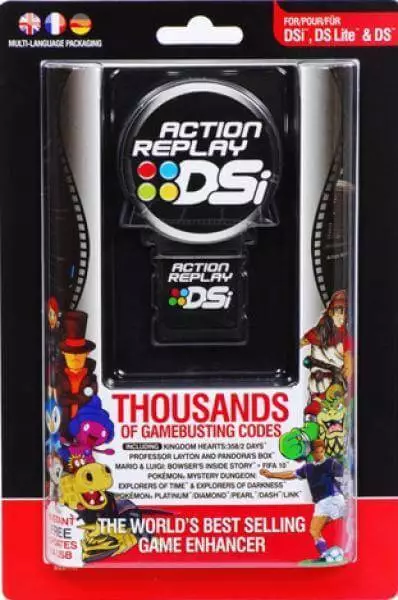 action replay nintendo dsi ds lite ds des milliers de codes neuf import