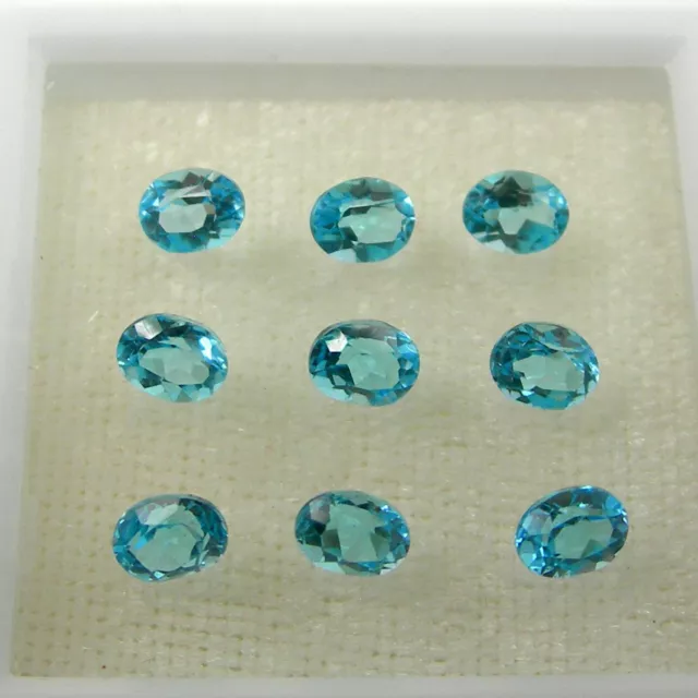 5x4mm, 6x4mm Oval Cut Sky or Swiss Blue Natural Topaz Loose Gemstone