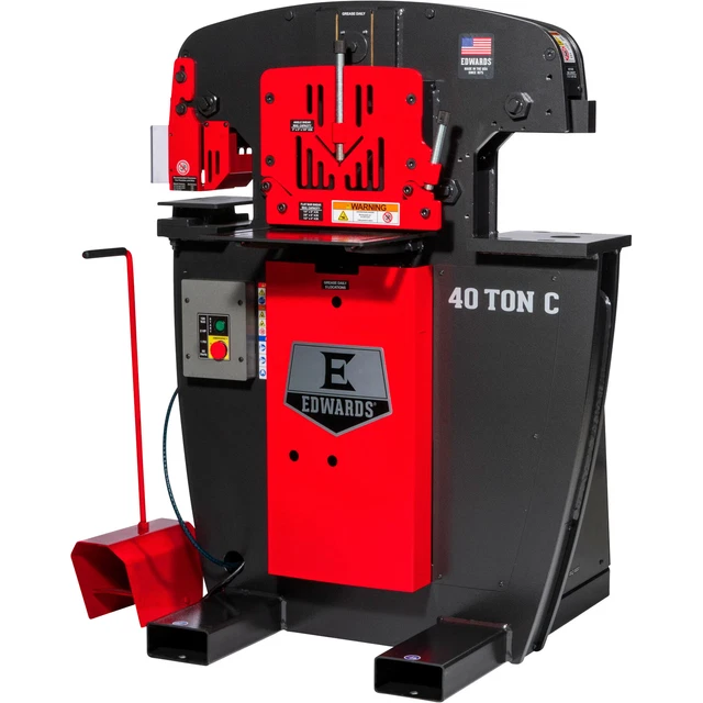 Edwards 40-Ton C Ironworker - Single Phase, 120 Volt, Model# IW40C-1P120