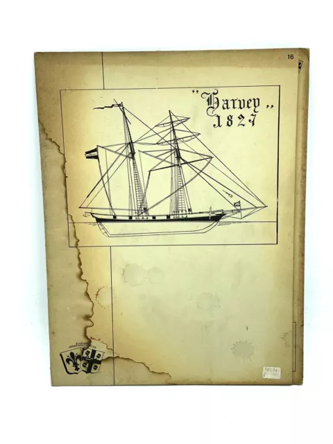 Maquetas De Barcos De Madera 1/96 Harvey 1847 Kits De Barco De
