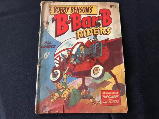 Rare Bobby Benson’s B-Bar-B Riders Comic Book