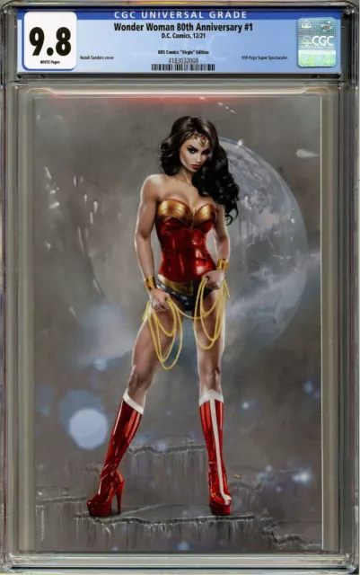 Wonder Woman 80th Anniversary #1 CGC 9.8 Natali Sanders KRS Virgin Variant Cover