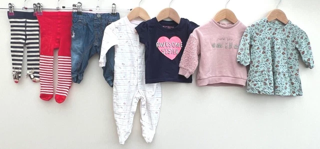 Pacchetto di abbigliamento per bambine età 3-6 mesi George Primark F&F