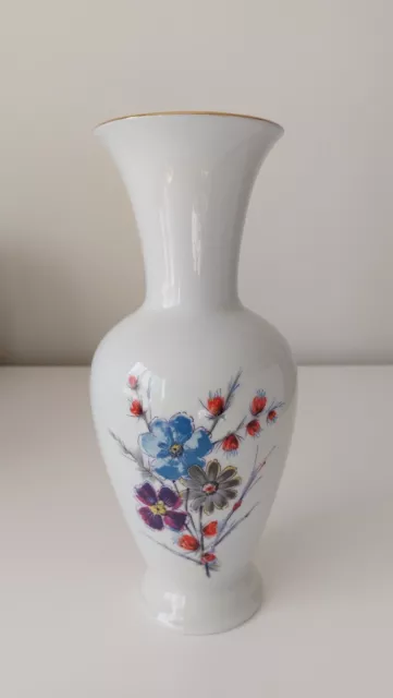 KPM Floral Vase Royal Porzellan Bavaria Germany Handarbeit Vintage #070600002