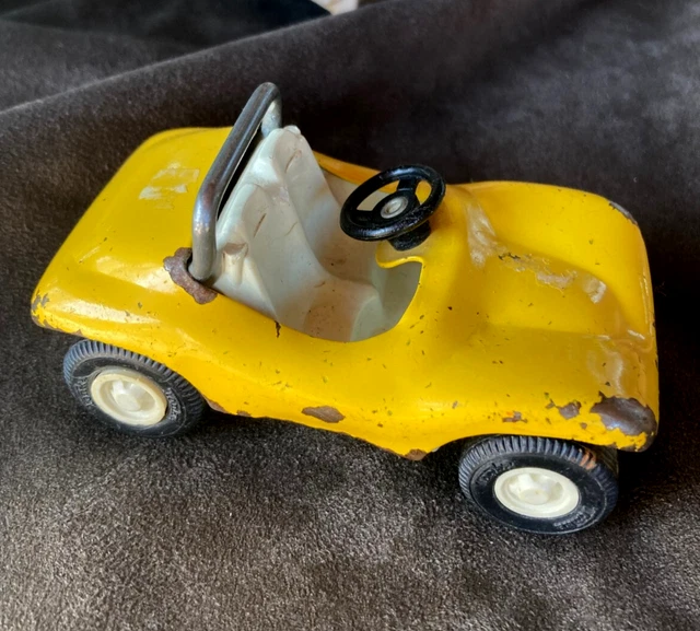 Jouet ancien Tonka vert citron Dune Buggy 55340 acier pressé fabriqué aux USA - Collection