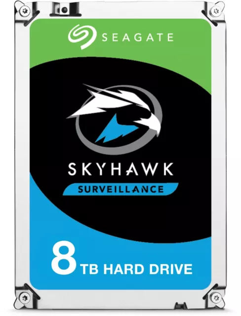 Seagate SkyHawk AI 8TB HDD 3.5 Zoll NAS NVR Festplatte 7200rpm SATA3  24/7