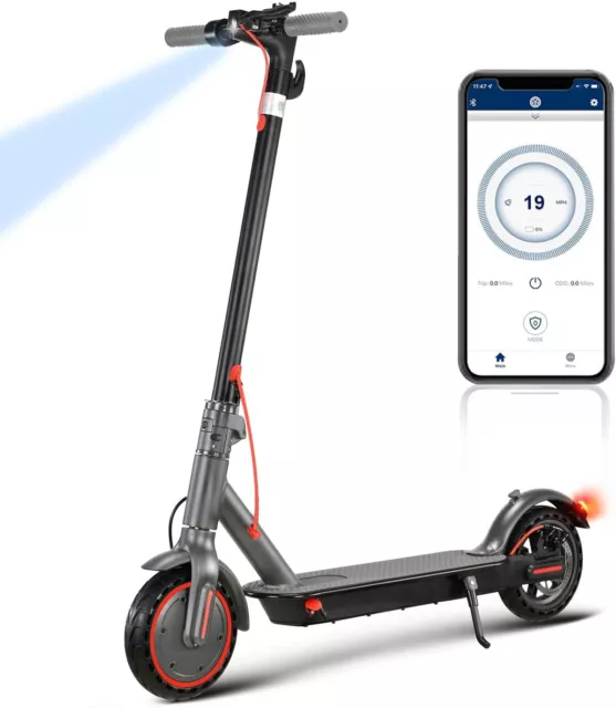 Patinete Eléctrico para Adultos, Motor de 350 W, Alcance de 30 km, Máx de 25km/h