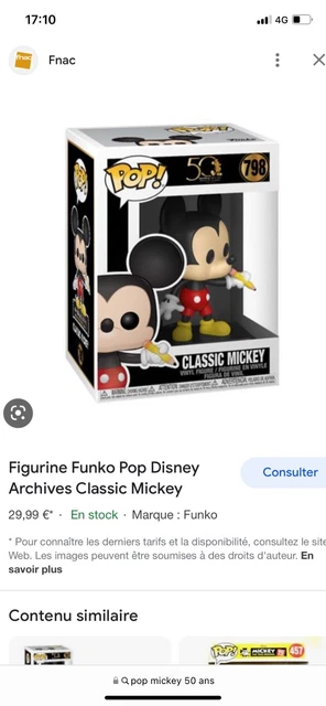 funko pop Mickey 20th anniversaire 