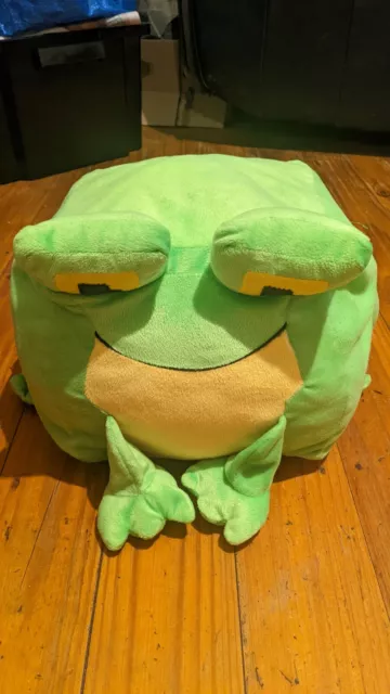 LARGE MINECRAFT PIXEL Frog Green Block Stacking Gaming Plush Toy Pillow  Cushion £29.75 - PicClick UK