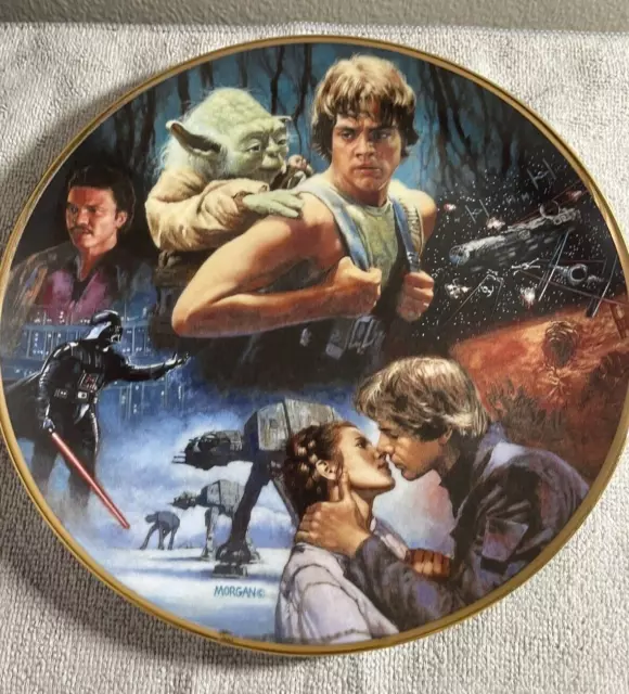  Star Wars Trilogy The Empire Strikes Back  Hamilton Collection plate