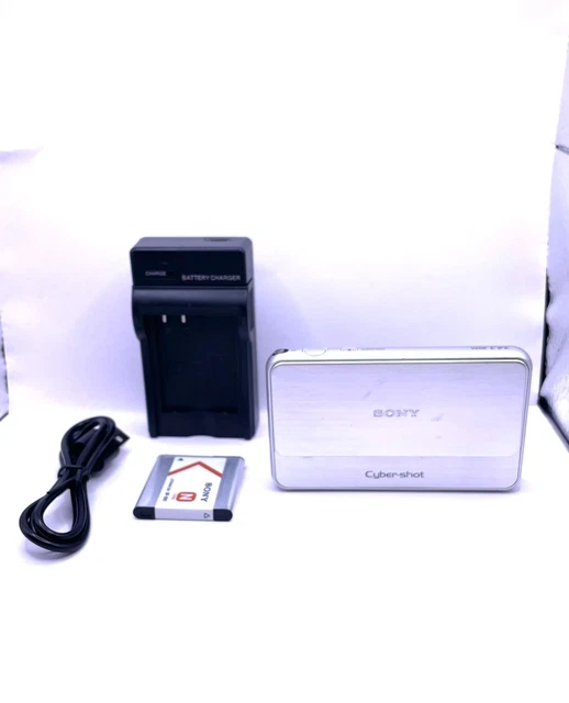 NEAR MINT】SONY DSC-T110 Digital Camera Silver Cyber Shot