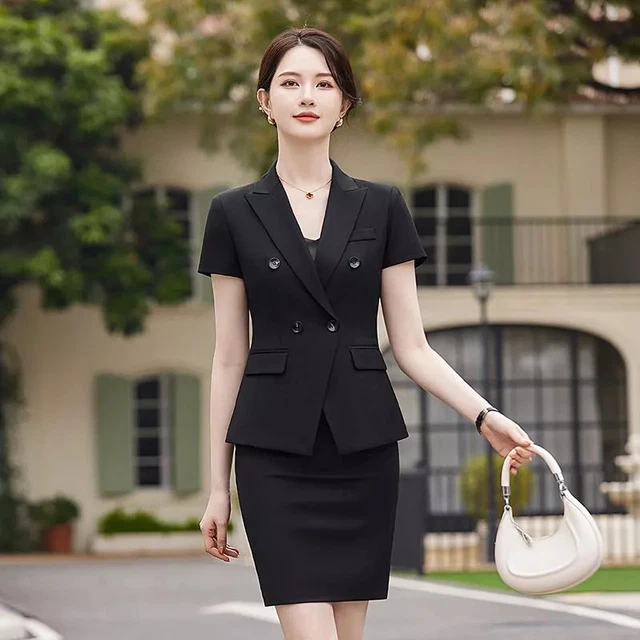 Tailleur Vintage Lasserre Paris En Lin - Veste + Jupe Taille ~40/42 - TB état