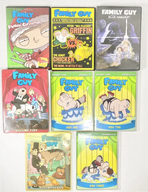 Family Guy Lot Movies & Seasons 4, 5, & 7 DVD Freakin Christmas Peter Griffen