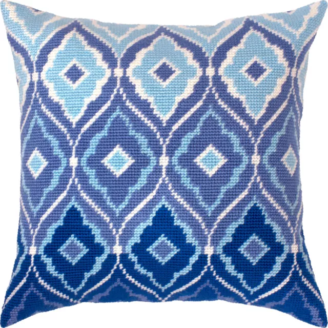 DIY Needlepoint Pillow Kit "Persia" 16"x16" / 40x40 cm