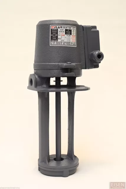 1/8 HP Machinery Coolant Pump, 220V/440V, 3PH, Shaft 7" (180mm), MC-8180-3