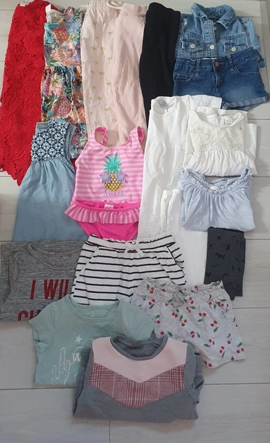LARGE Girls clothes bundle age 4-5 years most used once