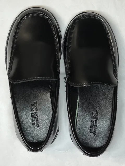Rachel Zoe Janie And Jack Toddler Boys' Leather Penny Loafers Black Size 5