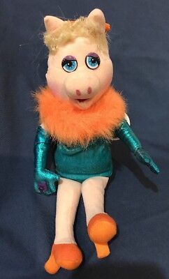 Vintage Jim Henson TM Miss Piggy Stuffed Plush Muppet's Doll Dress-Up Toy Nanco