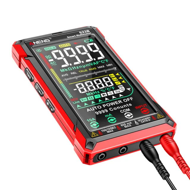 622B Infrared laser light / touch control VA anti-display Electrician Multimeter