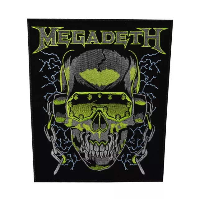 Megadeth Sew-on Back Patch | Skull American Thrash Heavy Speed Metal Band Logo