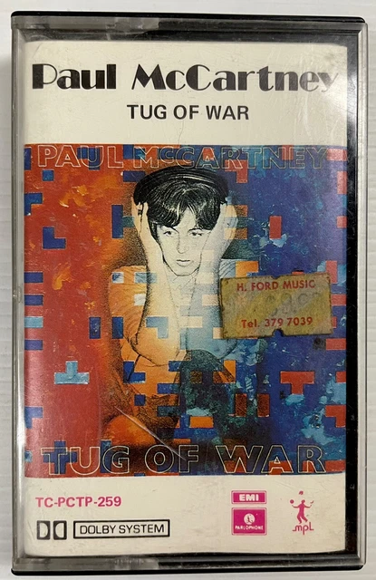 Paul McCartney Tug Of War Music Cassette Tape TC-PCTP-259 EMI Records 1982