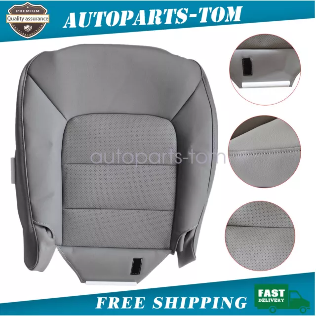 For 2005-2006 Ford Expedition Limited Driver Bottom Perforated Seat Cover Gray