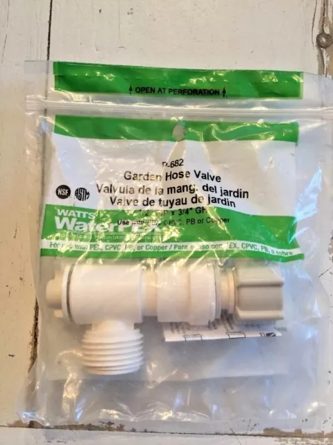 P-682 Watts 1/2 FIP x 3/4 GH Garden Hose Valve Water Pex Advance Plumbing Parts