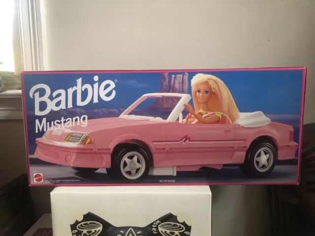 1993 Vintage Mattel Barbie Pink Mustang