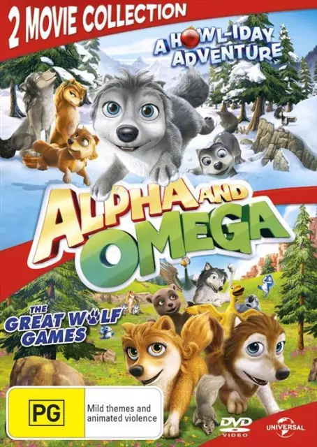 Alpha and Omega 3 The Great Wolf Games dvd label - DVD Covers