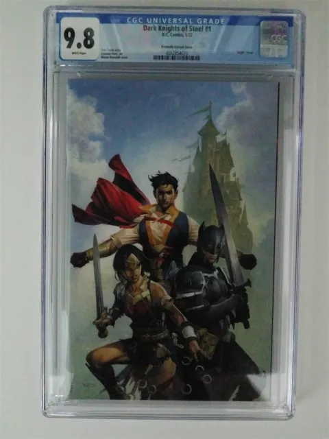 Dark Knights of Steel #1 CGC 9.8 Cover C Team Reynolds Card Stock Variant D.C.