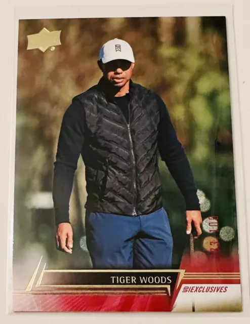 2024 Cubierta Superior Golf TIGRE WODS #19 UD Exclusivo #83/100 SSP RARO - ¡CABRA!