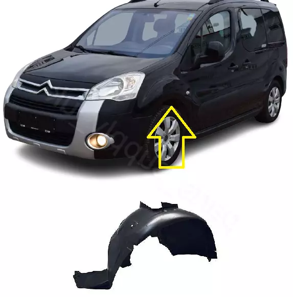 New For Citroen Berlingo 08-14 Front Wheel Arch Trim Cover Plastic Left N/S