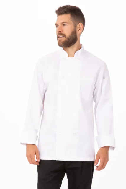 Chef Works Mens Le Mans Chef Coat (WCCW)