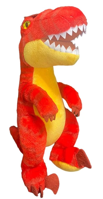 BUILD-A-BEAR BABW RED Dinosaur T Rex Velociraptor Raptor Plush Stuffed ...